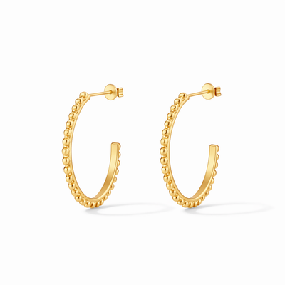 Keepsake Beaded Hoop Earrings | B. Rowe & Co. x Trisha Addicks – B